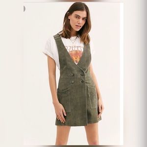 Free People Canyonlands Cord Jumper. Olive color.